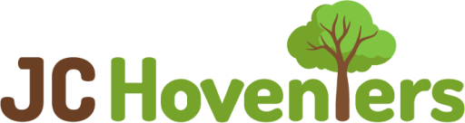 Het logo van JC Hoveniers, uw hovenier voor in Delft